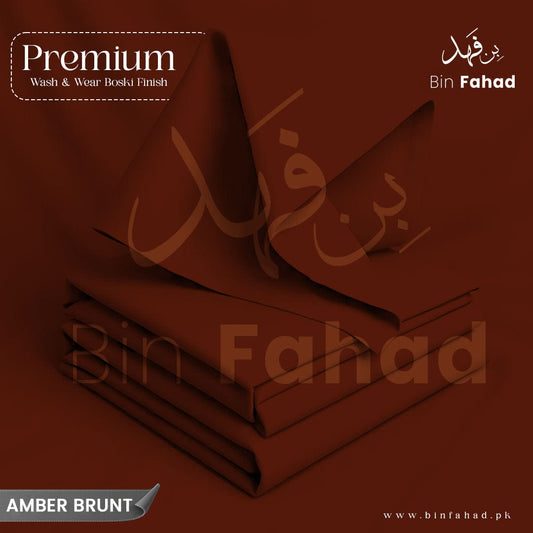 Premium Wash & Wear Boski Finish - Amber Brunt