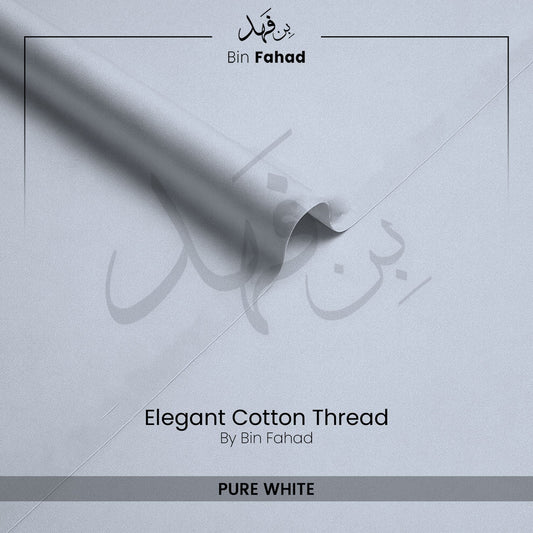 Premium Cotton Fabric - Pure White