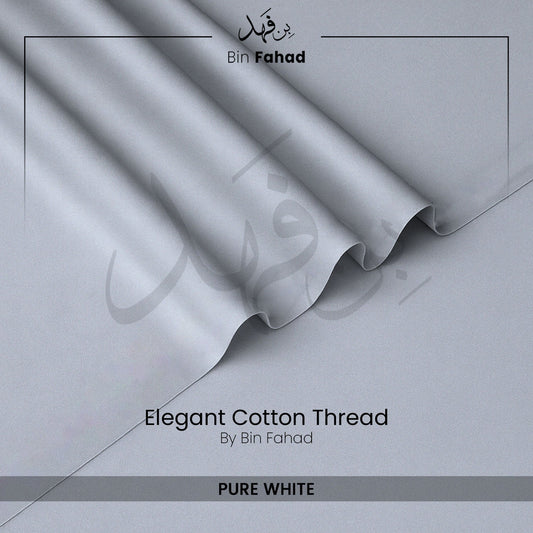 Premium Cotton Fabric - Pure White