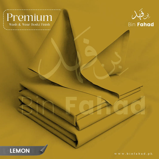Premium Wash & Wear Boski Finish - Lemon