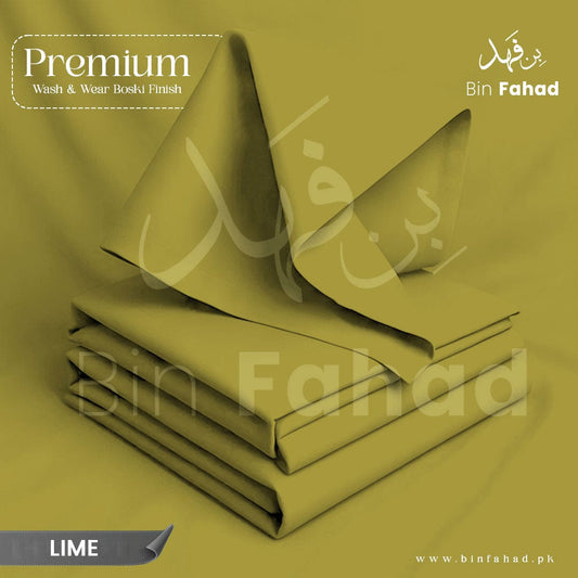 Premium Wash & Wear Boski Finish - Lime