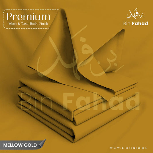 Premium Wash & Wear Boski Finish - Mellow Gold